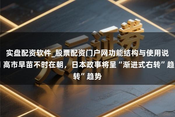 实盘配资软件_股票配资门户网功能结构与使用说明 高市早苗不时在朝，日本政事将呈“渐进式右转”趋势