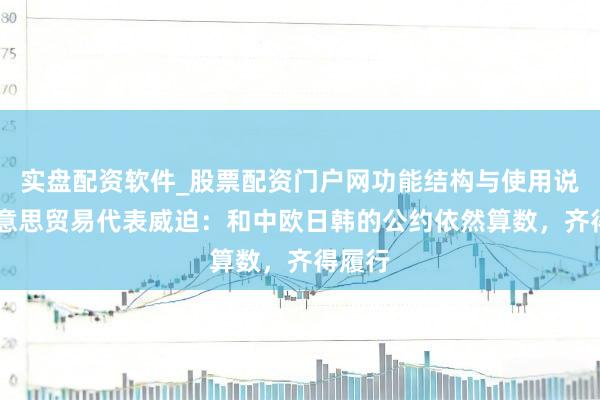 实盘配资软件_股票配资门户网功能结构与使用说明 好意思贸易代表威迫：和中欧日韩的公约依然算数，齐得履行